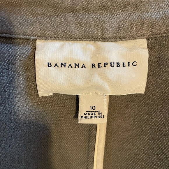 BANANA REPUBLIC Gray military jacket - Picture 8 of 11